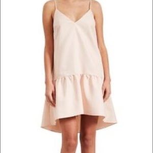 Paper Crown Pink Drop Waist Dress